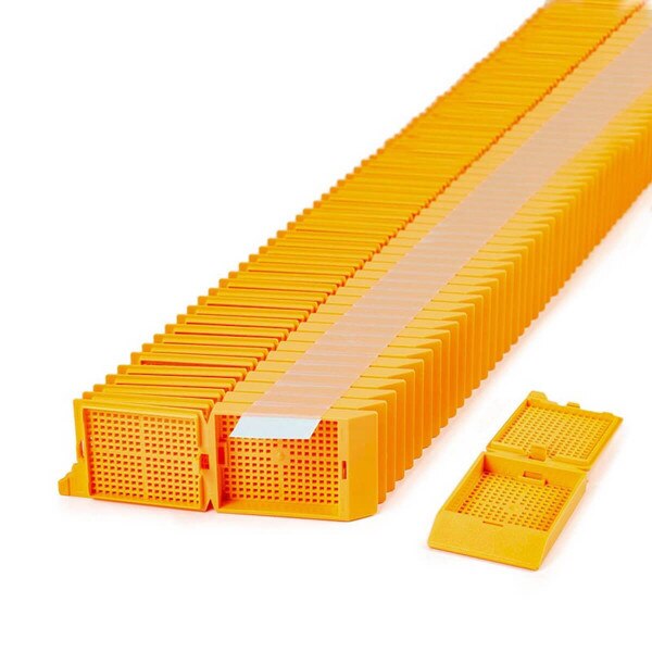 One Piece Biopsy Cassette, peach